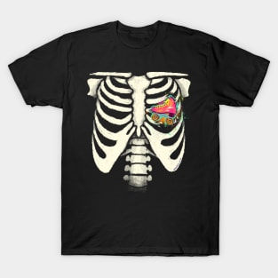 Skate Love Skeleton T-Shirt